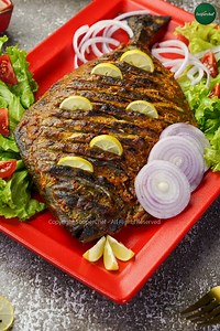 587K views · 2.2K reactions | Treat yourself this winter with this delicious Grilled Fish made in Tandoori Masala. The added aroma of BBQ makes it irresistible. Try out this mouth-watering Tandoori Grilled Fish, serve it with tangy chutney and enjoy. #TandooriGrilledFish #TandooriFish #SeaFood | SuperChef | Facebook