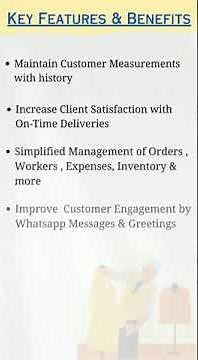 Tailoring Management Software - Best Tailoring Software