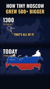 Moscow Was Tiny. Then It Became the Largest Country on Earth #shorts