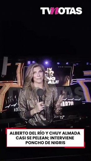 Alberto del Río and Chuy Almada almost got into a fight; Poncho de Nigris intervened.