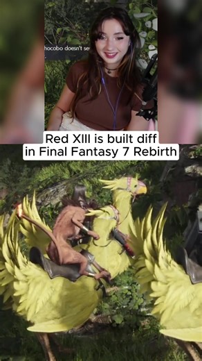 Red 40 deserves to ride a chocobo too ✌️ #ff7 #finalfantasy #finalfantasy7rebirth #gaming