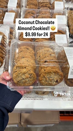 FIVE new and returning cookies in the Costco bakery?! I could have taken all five 🍪 home but I had to pick just one 😭 #costco #costcofinds #cookies #bakery #sweet