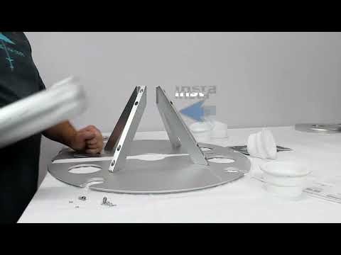 BajaMate 24″ Table Install on Deck Umbrella Base Adapter