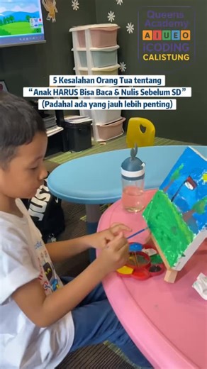 Queen's Academy - Coding | ❌ 1. Fokus ke hasil, lupa ke proses Anak dipaksa cepat bisa baca & nulis, padahal otaknya belum siap. 📌 Yang penting: anak suka belajar... | Instagram