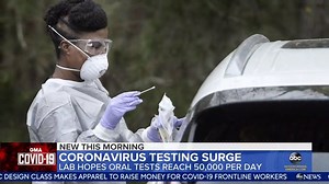 New saliva COVID-19 tests are an alternative to nasal swab tests. The oral fluid method which uses a saliva sample has been approved by the FDA, but is currently under review for accuracy. https://gma.abc/3eU2lZ6 | Good Morning America