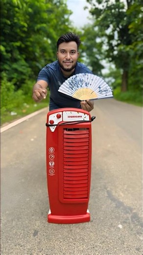 Japanese Folding Fan Vs Electric Cooler Fan Unboxing