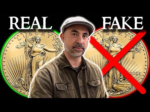 Coin Shop Owner Shows Easy Gold Testing Trick - Avoid FAKE GOLD EAGLES