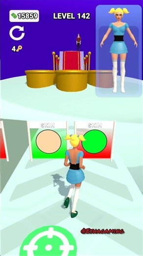 Build A Green OR White queen Level-142 gameplay. #gaming #shorts #green #white #13million #1million