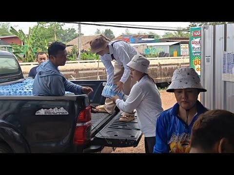 Whenever there's a religious festival, Aunt Taen brings the water herself. Seeing this picture ma...