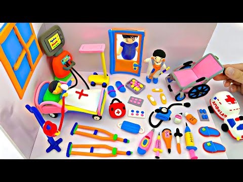 DIY Miniature Doctor Set Using Air Dry Clay | Realisti-Style Mini Medical Kit | Satisfying Craft