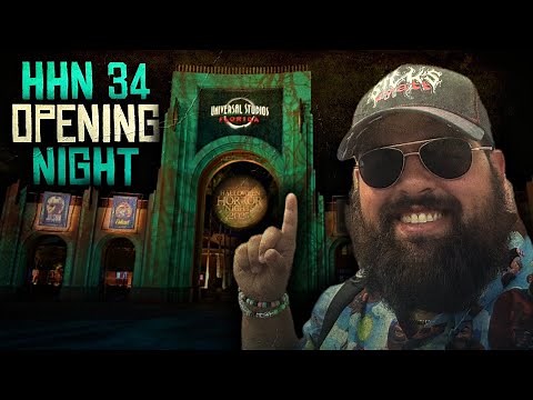 Opening Night at Halloween Horror Nights 2025 | First Impressions of ALL 10 HHN 34 Haunted Houses