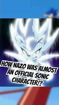 How Nazo Was ALMOST An Official Sonic Character!