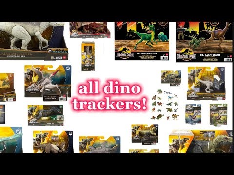 all jurassic world mattel dino trackers figures.