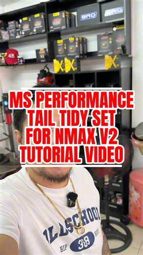 TUTORIAL VIDEO NG MS PERFORMANCE TAIL TIDY SET FOR NMAX V2 | Moto-SPOT