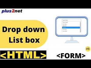 HTML form drop down list box to give single or multiple options to user with attributes and examples