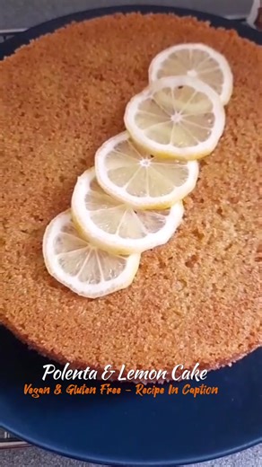 Delicious Vegan Polenta & Lemon Cake Recipe