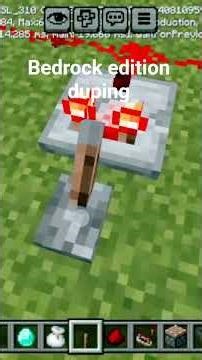 bedrock edition duping #minecraft #kinggamer