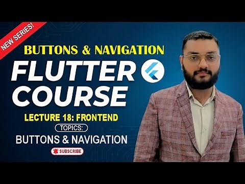 Flutter | Buttons & Navigation | Widgets | Complete Flutter Course | Lecture #18
