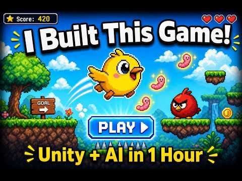 I Let AI Build a Full 2D Platformer in Unity — Here's What Happened