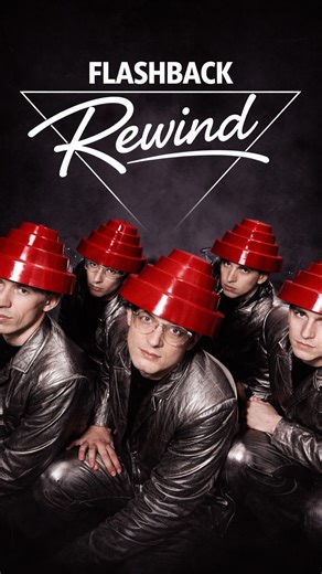 Flashback Rewind on Instagram: "📼 Flashback Rewind 1980 👇📖 🇺🇸🧠⚡ DEVO — “Whip It” 💬 🌀🎤 “When a problem comes along… you must whip it.” Released in 1980, “Whip It” turned DEVO’s concept of de-evolution into a full-blown pop culture moment. Built on a stiff, mechanical synth line and delivered with detached urgency, the song sounded like the future colliding with satire. Beneath its catchy hook, “Whip It” was never about motivation—it was a critique of blind conformity, corporate thinking,