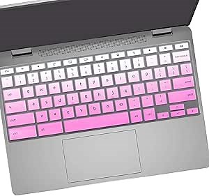 Keyboard Cover for Lenovo Chromebook Flex 3 11.6"/IdeaPad 3 Chromebook 11.6 / Lenovo Spin X360 Chromebook 11.6"/ Lenovo Chromebook Flex 5 5i 13"/ Chromebook C330 C340 100e 300e 500e 11.6 inch-OPurple