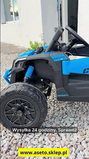 CAN AN MAVERICK napęd 4x4 Autko na akumulator dla dzieci www.aseto.sklep.pl