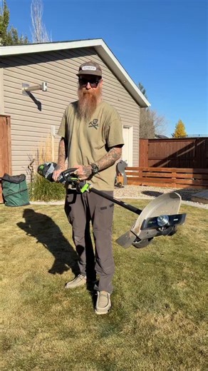 75K views · 431 reactions | Check out this @egopowerplus powerhead with the edge trimmer attachment • This grass overgrew this summer so time for a clean line • A quick shot with the blower and we are good to go . . . #egopowerplus #egopartner #tools #yard #yardwork #grass #landscape | Kruger Construction | Facebook