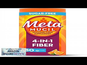 Metamucil 4-in-1 Fiber Supplement for Digestive Health Psyllium Husk Fiber Powder Review