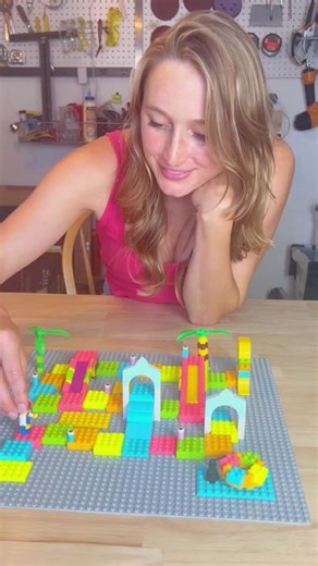 LEGO | Jess teaches us how to build a board game with LEGO bricks! The best part? The game can change every time you play! #PlayUnstoppable | Instagram