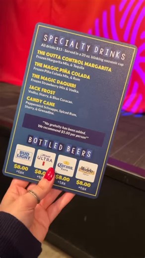 Only 3 days left to enjoy these magical holiday sips! ❄️ Don’t miss the final performances of The Outta Control Magic Holiday Dinner Show! Join us at 6 PM and 8 PM nightly until December 31st. #orlando #magicshow #dinnershow #internationaldrive #thingstodoinorlando | The Outta Control Magic Dinner Show