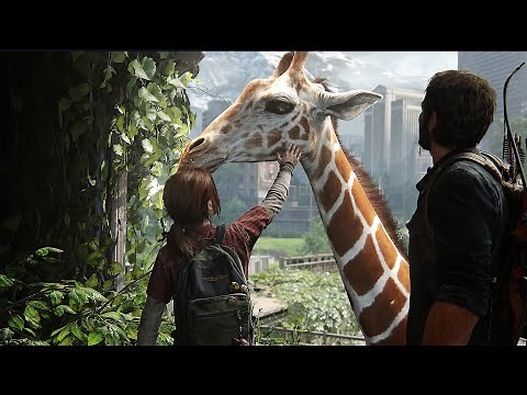 The Last Of Us Part 1 - Giraffe Scene - Joel and Ellie Emotional Moment
