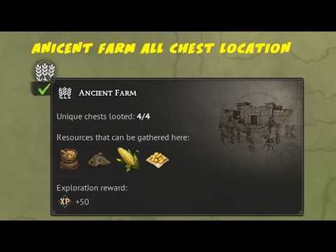 Anicent farm all chest location in windrose