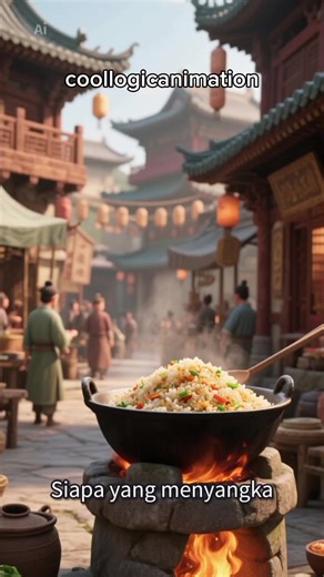 asal usul nasi goreng ‼️⁉️ #nasigoreng #makanan #animasi #ilmupengetahuan #viral