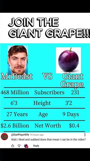 JOIN THE GIANT GRAPE! #giantgrape
