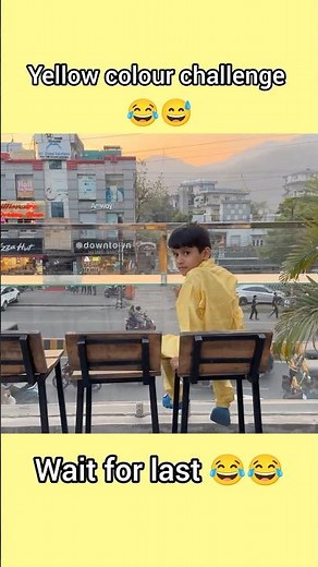 Yellow colour challenge 😁😅 ll Sourav Joshi vlogs l #youtubeshorts #shorts