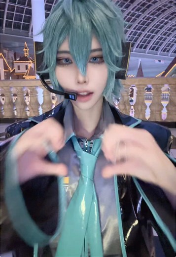 TELL ME🩵 #miku #mikuo #hatsunemiku #hatsunemikuo #初音ミクオ #미쿠오 #cosplay #コスプレ #fvpシ #fypage #fyp