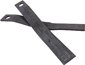 WOODS OEM 1037892KT (1037892-2 Blade Set) 20.5" Genuine Replacement Blade Kit, 1/2 X 3 X 20.5 CCW, Compatible with RC5, RC60.20, BB60X Rotary Cutter - Heat-Treated, Alloy Steel, Lawn Mower Blades