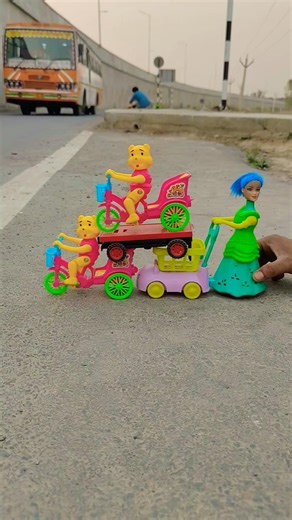 Remote Control Scooty Girl And Monkey Scooter Unboxing And Testing Short ||