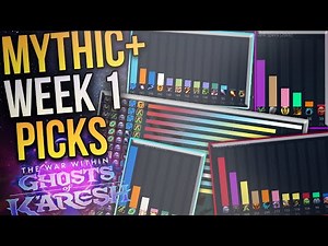 Week 1 Mythic+ Best DPS, Healers & Tanks | Spec Popularity & Best Comps So Far