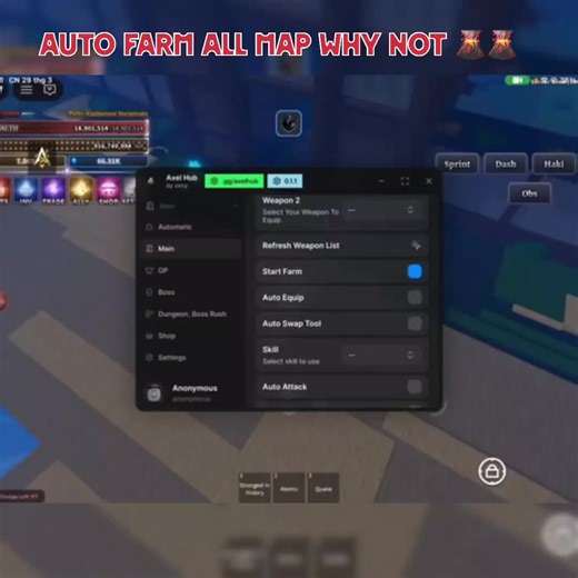 Sailor Piece Script (🌙Moon Update) — Auto Farm, Auto Dungeon, Infinite Tower, Kill Aura *NO KEY* #sailor #piece #robloxscript