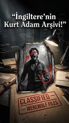 İngiltere’nin Kurt Adam Arşivi.. Gerçek mi?🔥 #werewolf #shorts #kurtadam