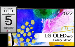 LG 77" OLED77G2 evo Gallery Edition 4K Smart TV