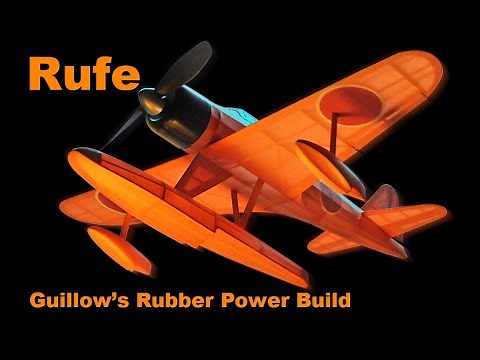 Guillow's Nakajima A6M2-N Rufe • Rubber Power Build