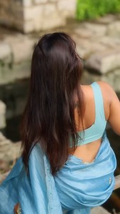 💃❤️ saree : @elegancebotiq Vc: @instaflickscaptures #reelsinstagram #trendingreels #tamilsongs #telugusongs | Kristen Ravali Official