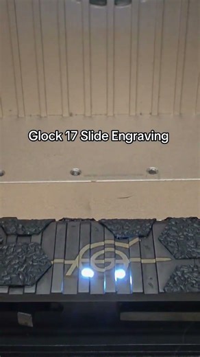 Satisfying Laser Engraving: Naruto Hidden Leaf Symbol on Custom Slide 🍥 #Shorts #Naruto #EDC