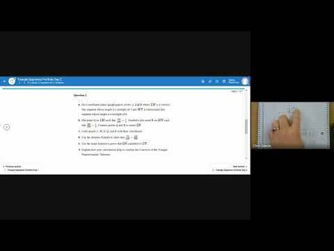 Geometry A Triangle Segments Portfolio Tutorial Part 2