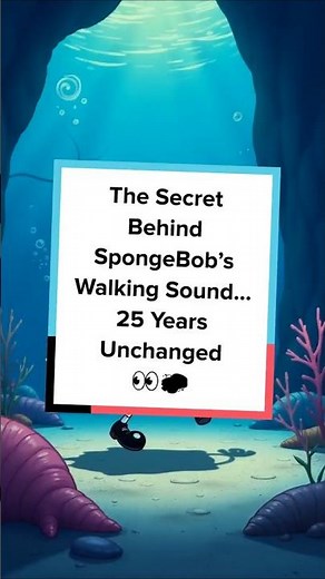 The Secret Behind SpongeBob’s Walking Sound… 25 Years Unchanged 👀🧽