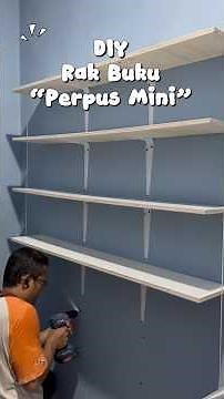 DIY Bookshelf for Mini Library #decoration #renovation #home #library