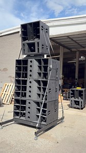 New leveling /stabilizing platforms for large mid-bass a top deployments. | HSD Sound Systems