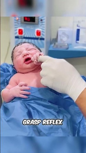 Why Newborns Grab Your Finger Tightly!